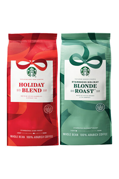 Starbucks قهوة هوليداي بليند وهوليداي بلوند كبسولات قهوة فلترية خاصة بعيد الم...