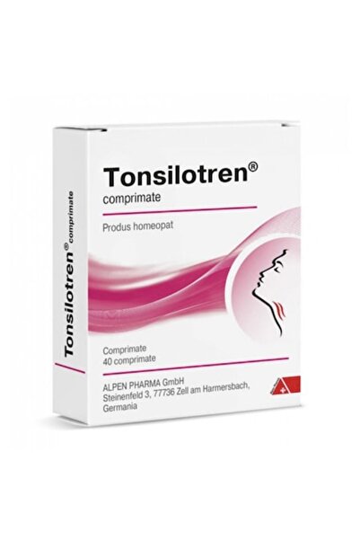 Alpen Comprimate homeopate Tonsilotren 40 de comprimate