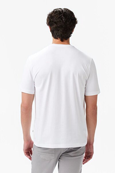 Nautica Ανδρικό λευκό μπλουζάκι Classic Fit