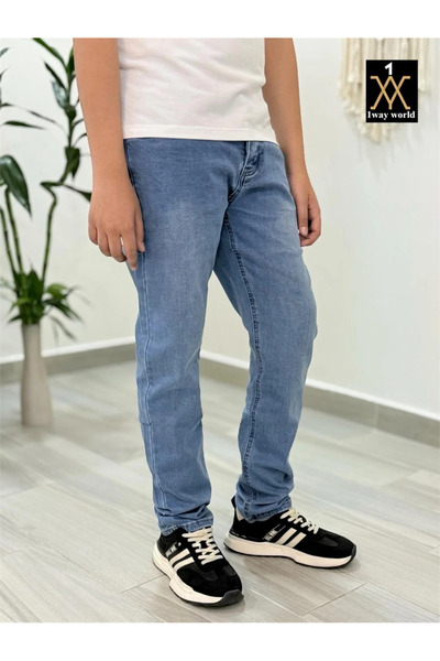 1way Men's high-waisted plus-size jeans