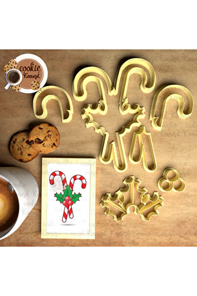 CookieKonsept سكر كوكينا |   مجموعة قوالب متوافقة مع الكعك والعجين والطين لعي...