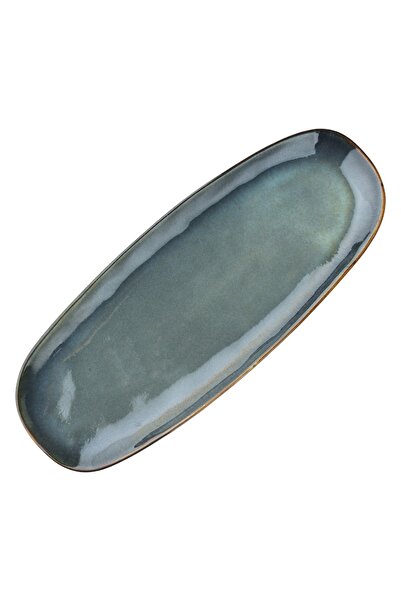 MONDEX serving platter, 35.5x14 cm, gray, minimalist design