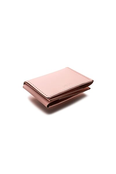 Origin - Card holder, recycled leather, 4 compartments, powder pink