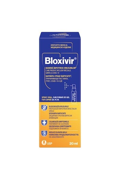USP Gel spray oral Bloxivir, 20 ml