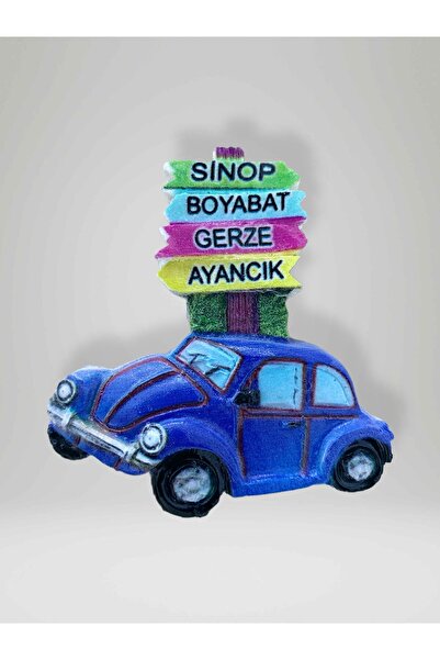 Mundy SİNOP BOYABAT GERZE AYANCIK Temalı Kabartmalı Polyester Magnet Buzdolab...