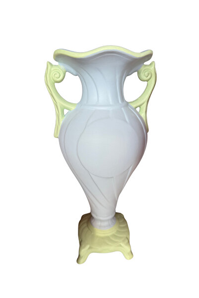 İki Cadı Tasarım مزهرية باسي طراز باروك، قطعة ديكور من السيراميك