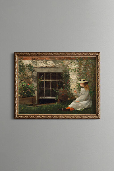 epiqart Four Leaf Clover - Vintage Patterned Frame