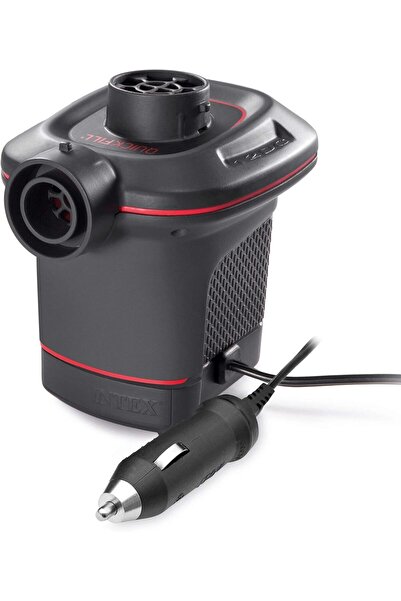 Intex Electric Air Pump Car Lighter Inflator with 3 Nozzles for Airbed Camping 12V DC