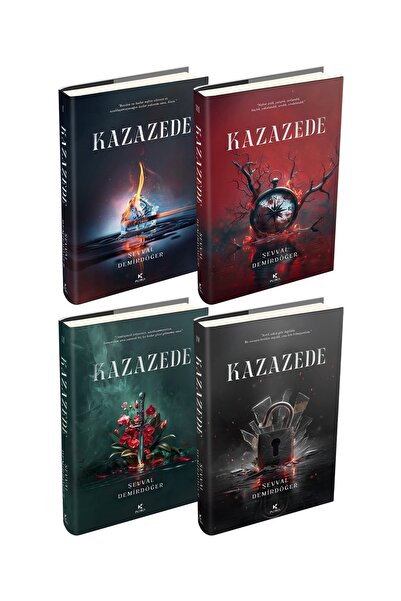 Pukka yayınları KAZAZEDE 1-2-3-4 CİLTLİ—ŞEVVAL DEMİRDÖĞER