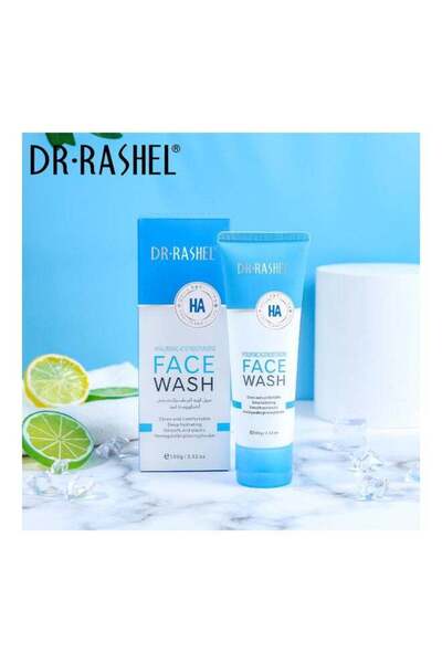 Dr. Rachel غسول الوجه الغني بحمض الهيالورونيك لترطيب وتنعيم البشرة - 100 جرام