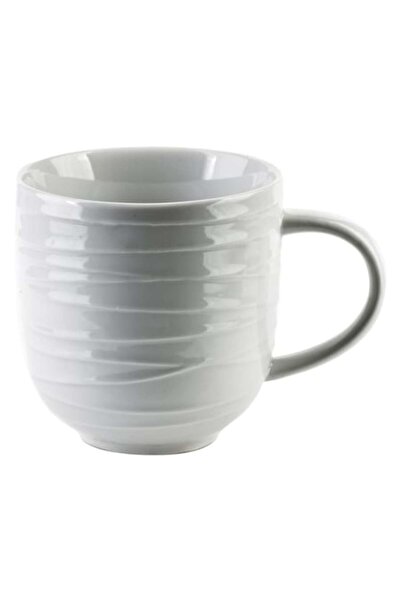 MONDEX Cană BASIC din porțelan 310ml, 12.5x9x9cm, design minimalist