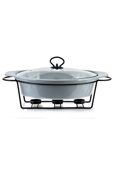 Allesken Platou de servire modern pentru bucătărie, 2,6 l, oval, 38 x 26 x 7,...