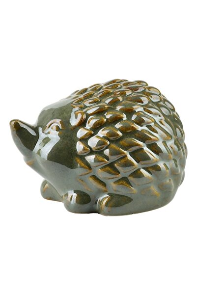 MONDEX Figurină arici din ceramică MAVE GREEN, 10x8x7 cm, verde, decorativă