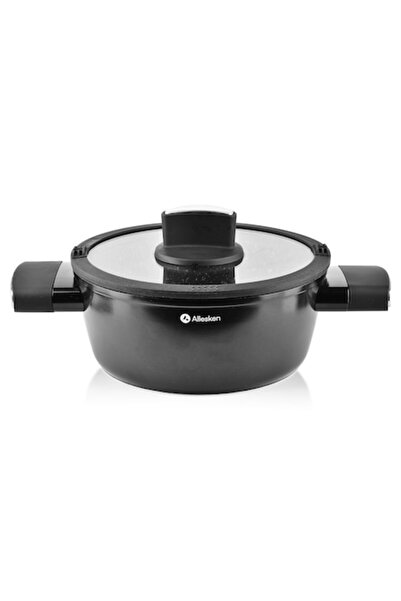 Allesken Valerian Pot, ILAG Ultimate Non-Stick, 20x30x8.5 cm, 2.2 L, with Gla...