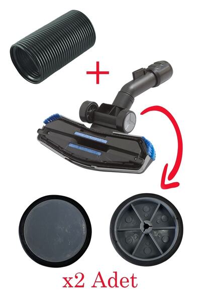 Ürkmez Ticaret 2 roți absorbante compatibile Ultimate Marathon + furtun absor...