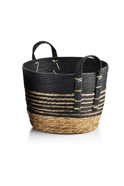 MONDEX Storage basket, Mondex, Brown/Black, 33x26 cm