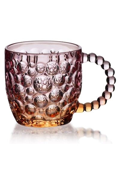 Affekdesign By Mondex VINI PEARL glass mug 350ml, 9x13x8.5cm, bubble design