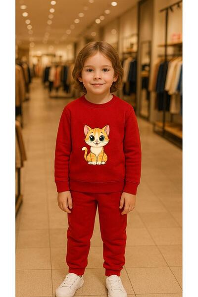 playwear Παιδικό Φούτερ Σετ Ρούχων SWEET CAT με στάμπα για κορίτσια και αγόρι...