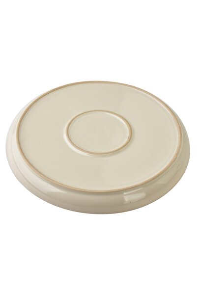 MONDEX BASIC NATURE Dinner Plate, 26 cm, Ceramic, Minimalist Design, Neutral Color