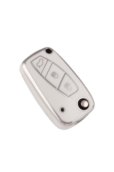 VTH White key cover for Fiat 500 Panda Stilo Ducato Punto Doblo Bravo