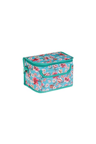 OEM Geanta Izoterma Turcoaz Floral 25x16x18cm - 7lt