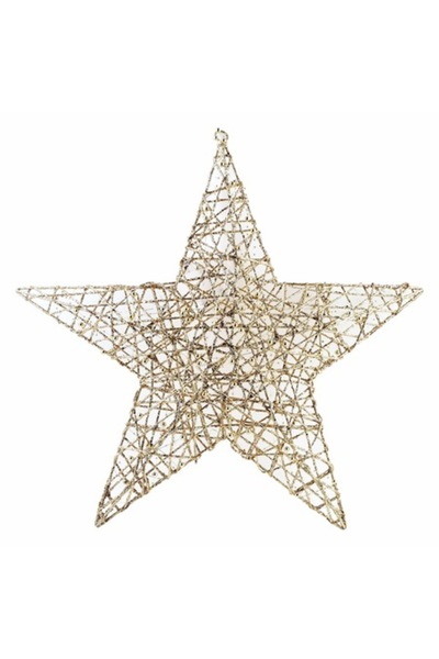 MONDEX Figurină decorativă de Crăciun, Mondex, LED, 60x8 cm, auriu