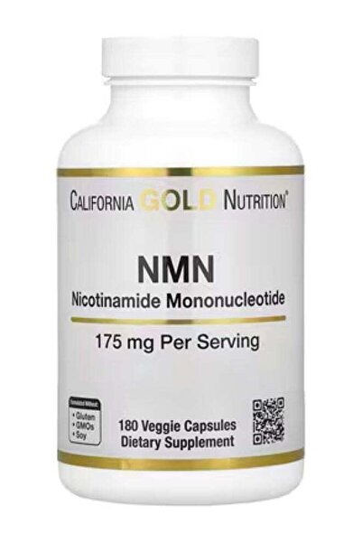 California Gold Nutrition NMN, 175 mg, 180 Veggie Capsules