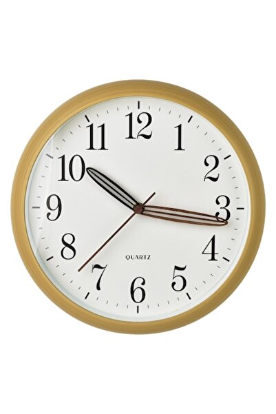 MONDEX Ramsey decorative wall clock 30x30x4.5 cm, minimalist design, neutral color, set
