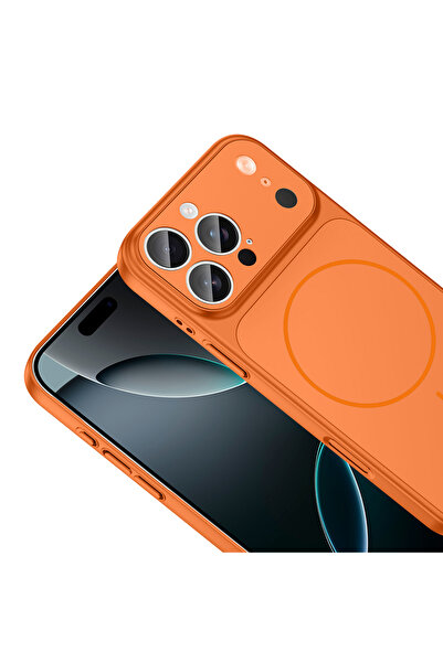 Nezih Case Apple iPhone 14 Pro Uyumlu 17 Pro Max Görünümlü Magsafe Sarj Destekli Kılıf