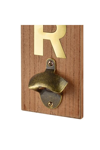 MONDEX Wall-mounted bottle opener, Mondex, 40x10x4 cm, wood