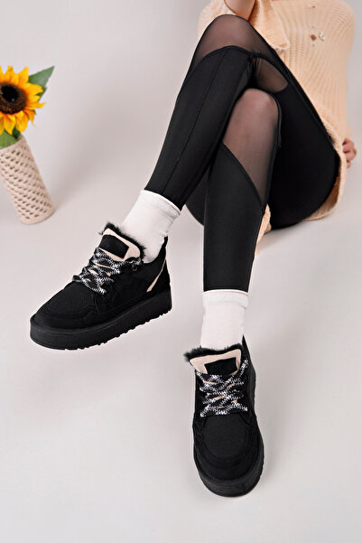 SNİCKER Furry Comfortable Sneakers