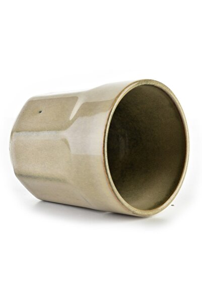 MONDEX Ceramic Mug 200ml, 7.5x8 cm, Minimalist Design, Neutral Color, Set