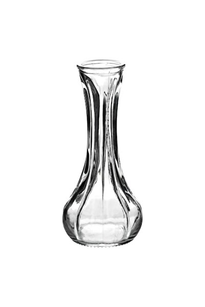 MONDEX Decorative Vase, 4x6xh16cm, Transparent, For 1 Flower