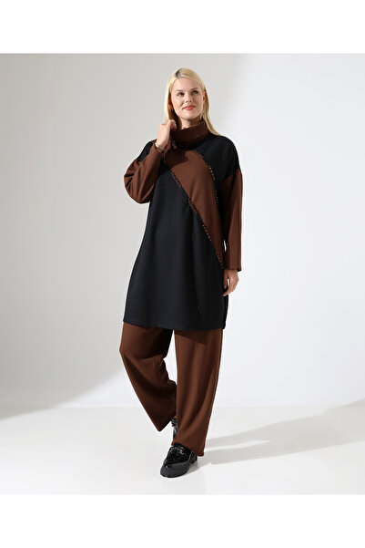 Fi'l Arz Fashion Thessaloniki High-Necked Two-Piece Tunic Set