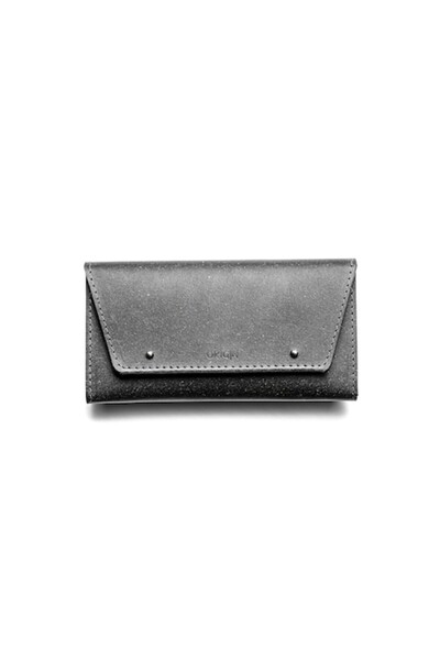Origin - Women's wallet, recycled leather, black