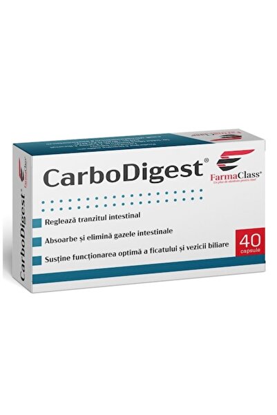 FarmaClass Carbodigest - 40 comprimate filmate -