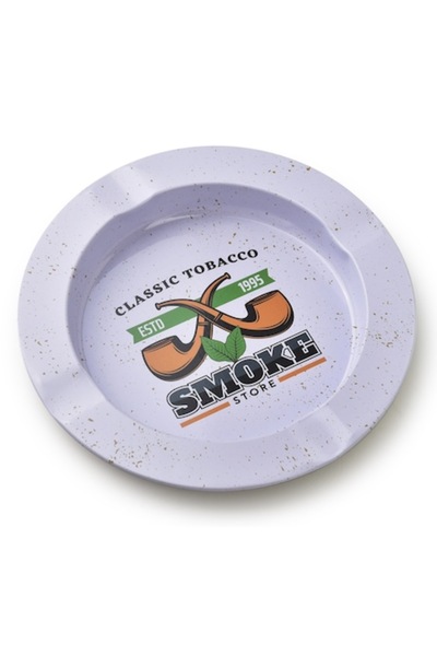 MONDEX Scrumieră Ashley, 13,5 x 1,5 cm, design clasic tutun, metal, auriu