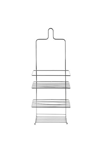 Bathlab bathroom rack, 3-tier, black, 18.5x10x47.5 cm