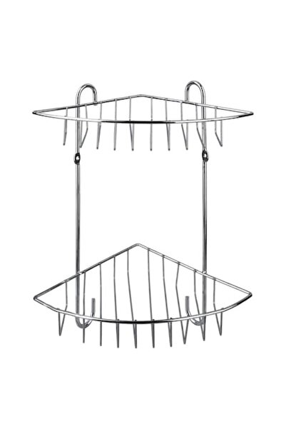 Bathlab raft de baie, metal cu 2 niveluri, negru, 22x16x28,5 cm