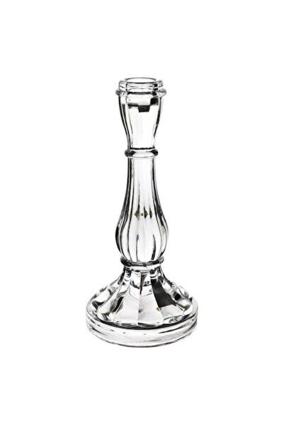 MONDEX Candle Holder Patricia 10x21.5 cm Glass Elegant