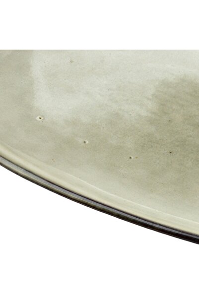 MONDEX BASIC NATURE Oval Platter, Ceramic, Design, Green, 31x18cm