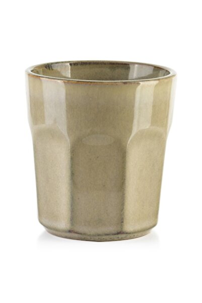 MONDEX Ceramic Mug 200ml, 7.5x8 cm, Minimalist Design, Neutral Color, Set