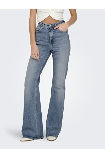 ONLY Широки дънки ONLJUICY Hohe Taille Ausgestellt Jeans