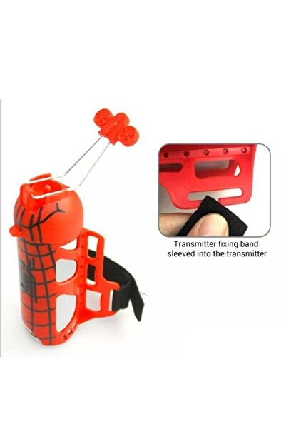 Fun Moment قفازات بلاستيكية للعنكبوت لعبة إطلاق شبكة العنكبوت