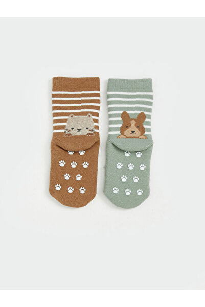 LC Waikiki Create Your Style from Uzg Store |   Patterned Baby Boy Socks 3-Piece Set