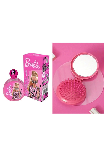 Barbie Parfüm Edt 50 Ml ve Aynalı Saç Fırçası