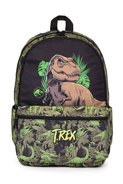 Necati Çanta Licensed T-Rex Dinosaur Patterned Primary School Backpack