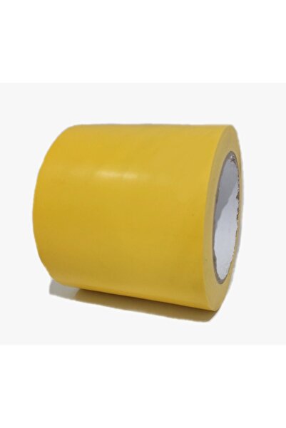 BantMarketim Yer Işaretleme Bandı Sarı 10cmx30m Sarı Zemin Bandı Sarı Ikaz Ba...