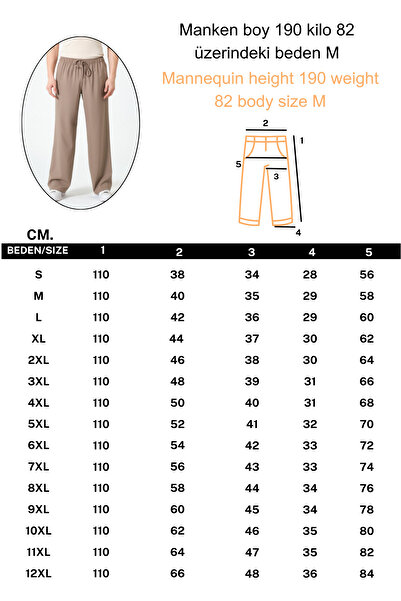 RELAXL Oversized Mink Pants Men's Loose and Long Legs up to 12XL