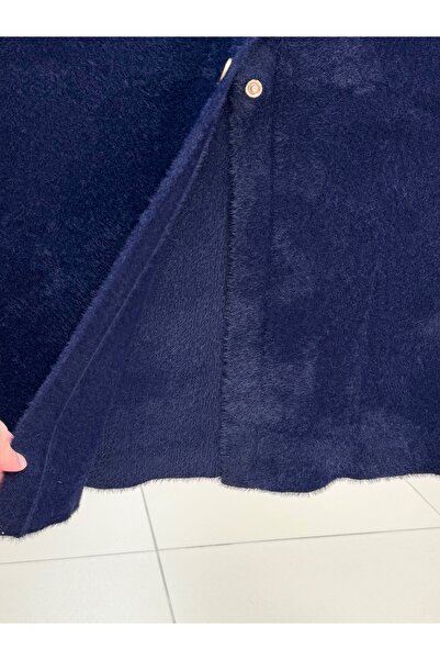 BENAHOLL Alivia Metal Buttoned Long Beard Cardigan-Kr5032 Navy Blue